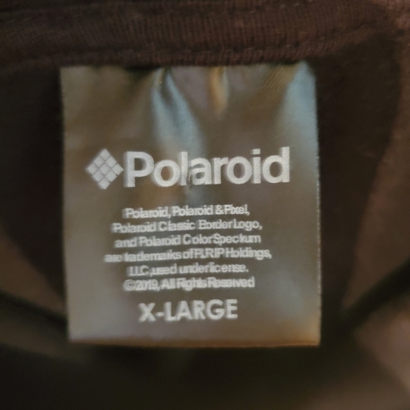 LAST CHANCE Polaroid | Black Hoodie w pocket - Picture 5 of 5